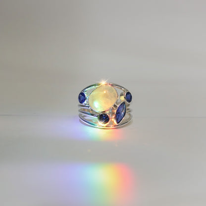 Ring Rainbow Stone - 81448